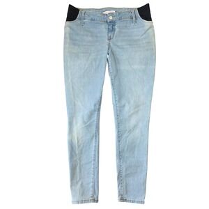 Isabel‎ by Ingrid & Isabel Womens Maternity Skinny Jeans Light Wash Blue Size 8